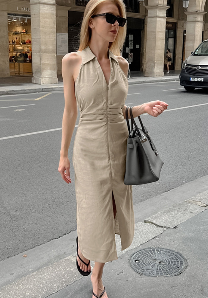 Women French spring and summer dress