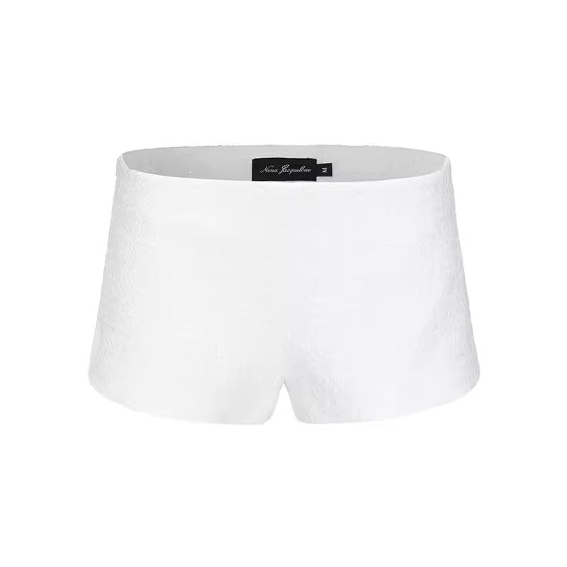 Women Autumn Bowknot Top and Shorts Two-piece Set 8