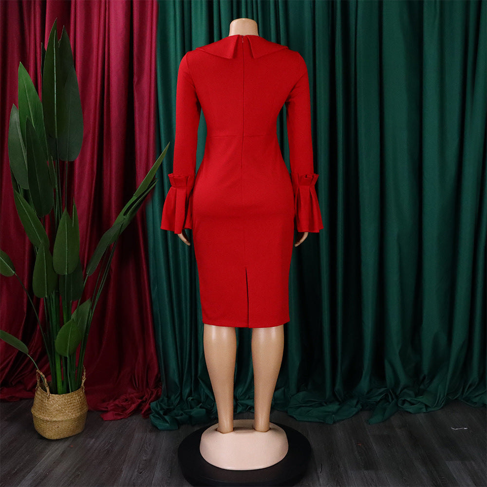 Plus Size Women African Bodycon Dress 31