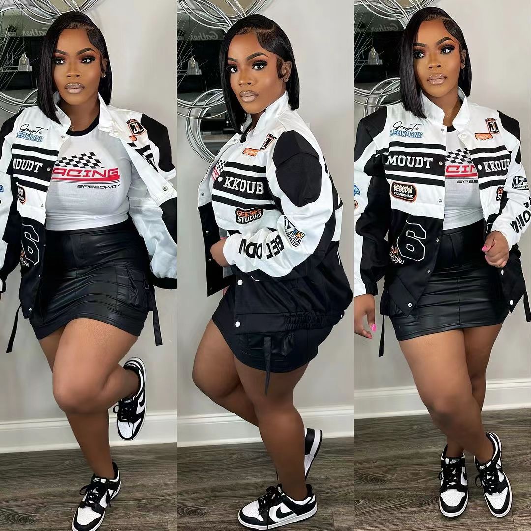 Women Detachable Print Jacket 14