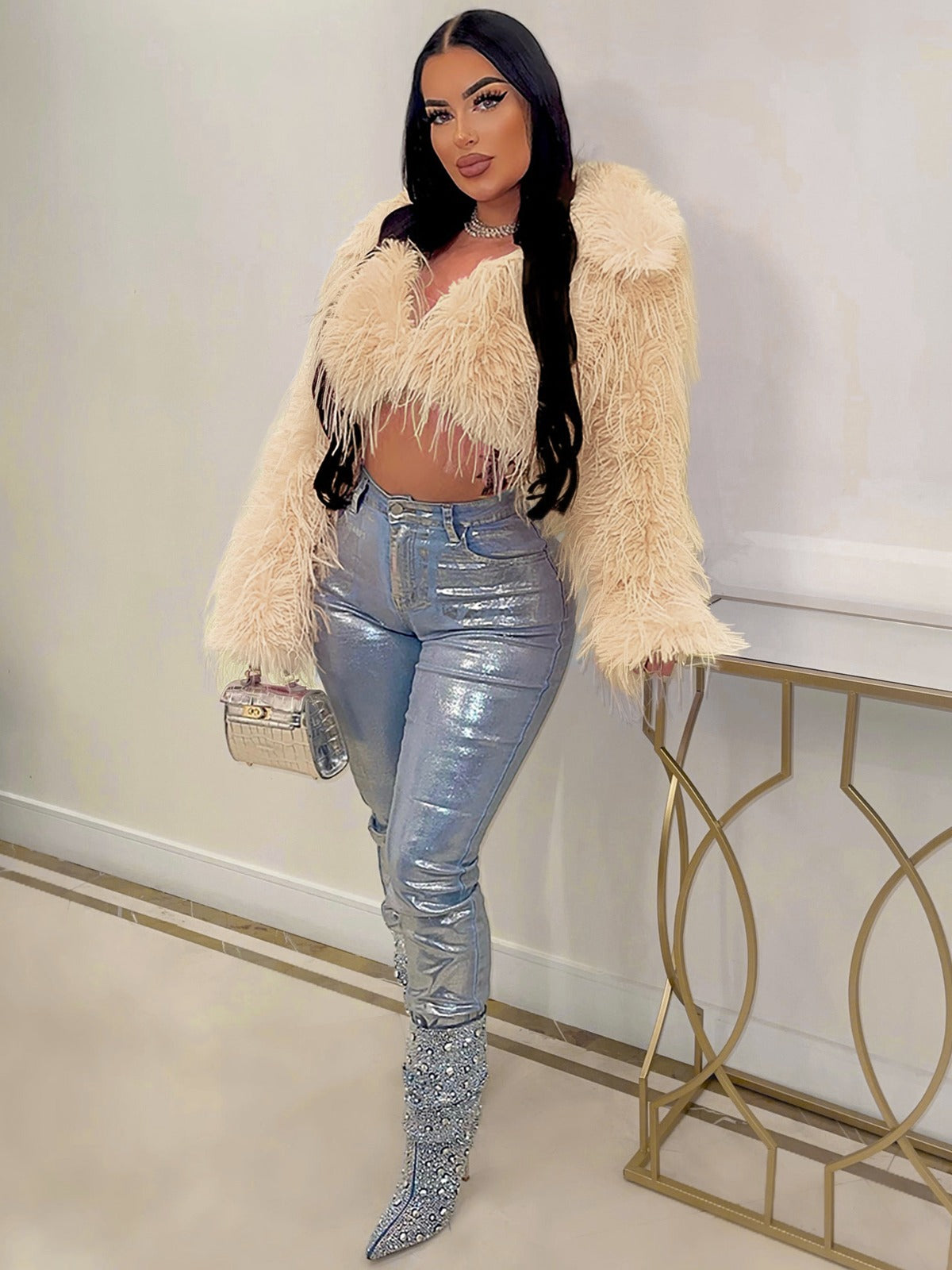 Women's Sexy Faux Fur Jacket 6