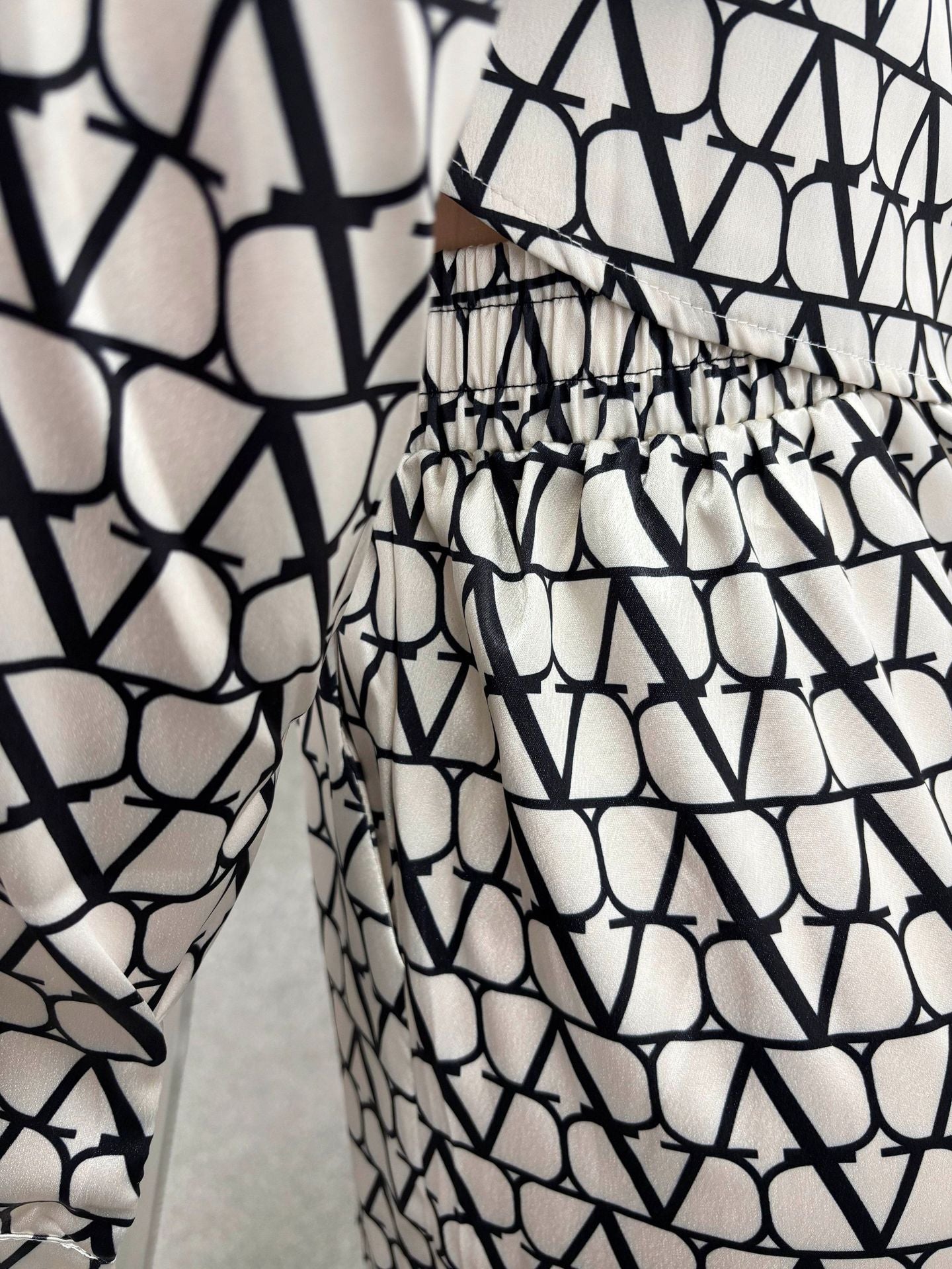 Printed Long Sleeve Shirt Wide Leg Trousers Two-Piece Set Africa Spring And Autumn Suit Fashion Women's Clothing 11