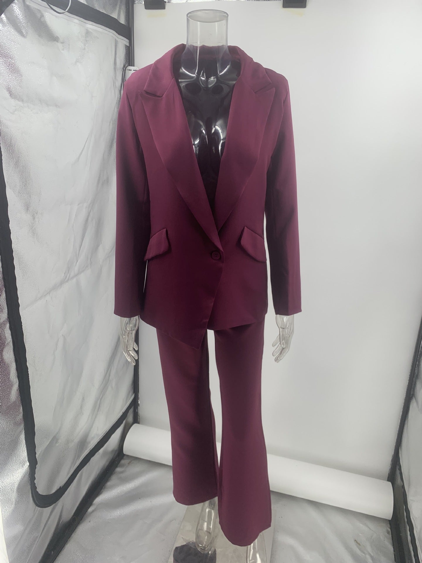 Autumn and winter fashion Casual Professional women's blazer pants two-piece suit 15