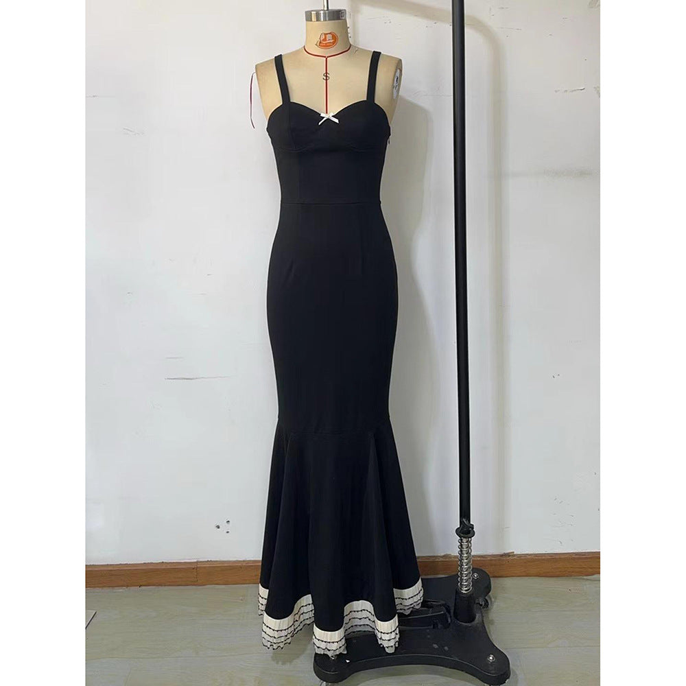 Summer Sexy Bow Strap Slim Mermaid Dress 10