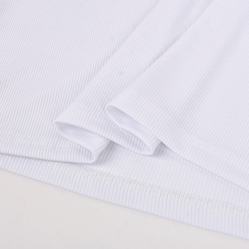 Women Spring Summer Beaded Heart Print U Neck Sexy Dress 14