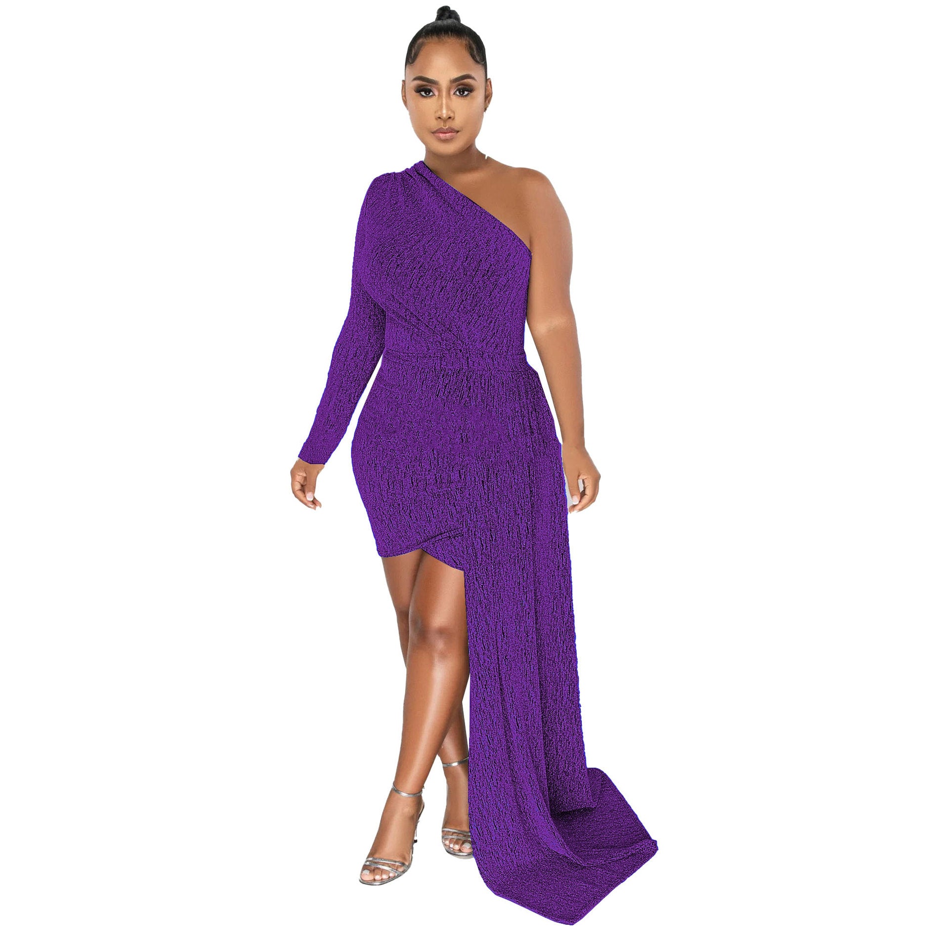 Sexy Slim Fit Solid Dress 12