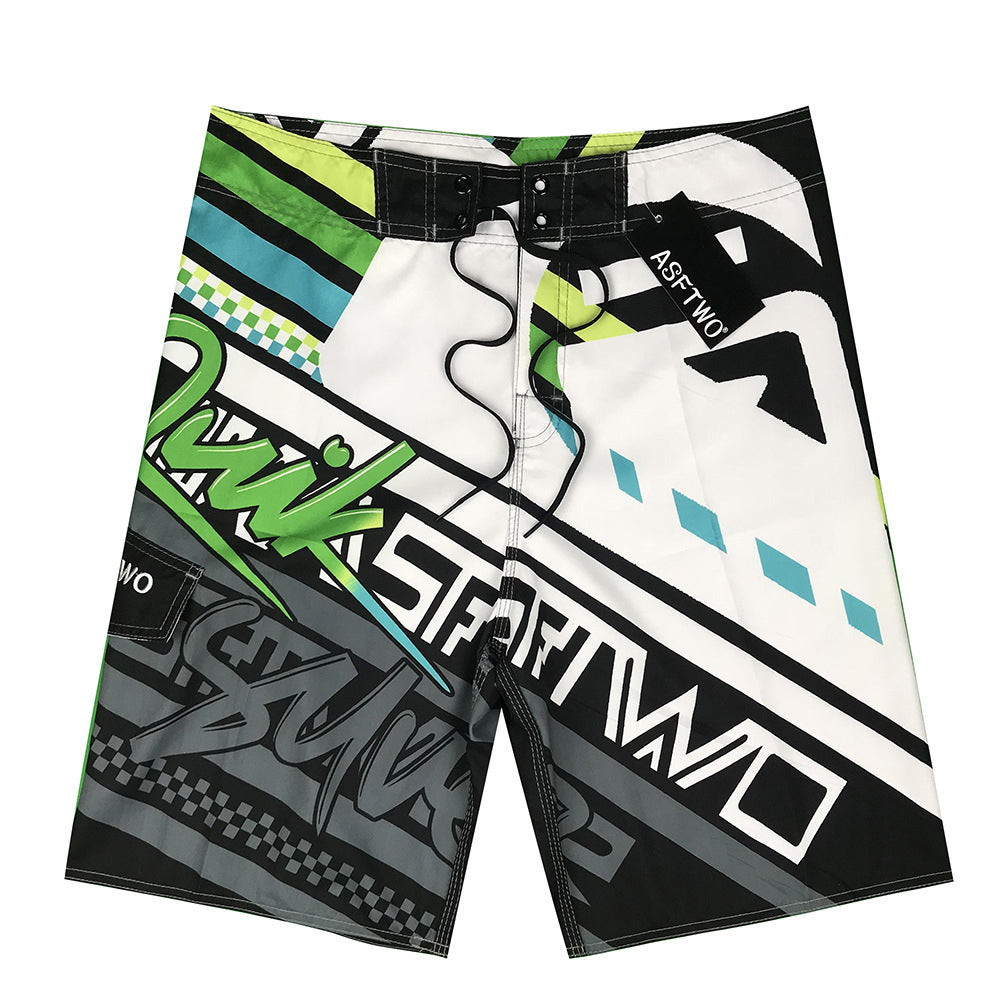 Men's fitness surfing quick-drying beach pants shorts 13