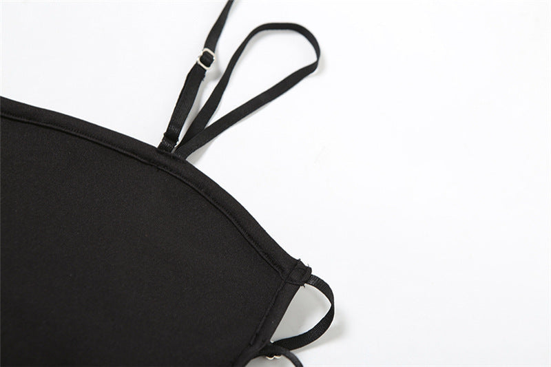 Women Solid Off Shoulder Strap Dress 12