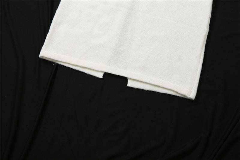 Women summer Chic sexy knitting sleeveless Halter Neck Crop Top and Bodycon Skirt two-piece set 15