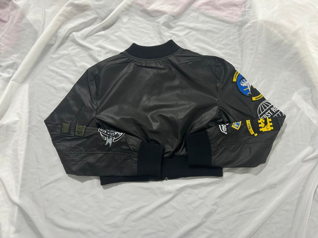 Trendy Autumn And Winter Long Sleeve Embroidery Decorative Women's Baseball Jacket 8