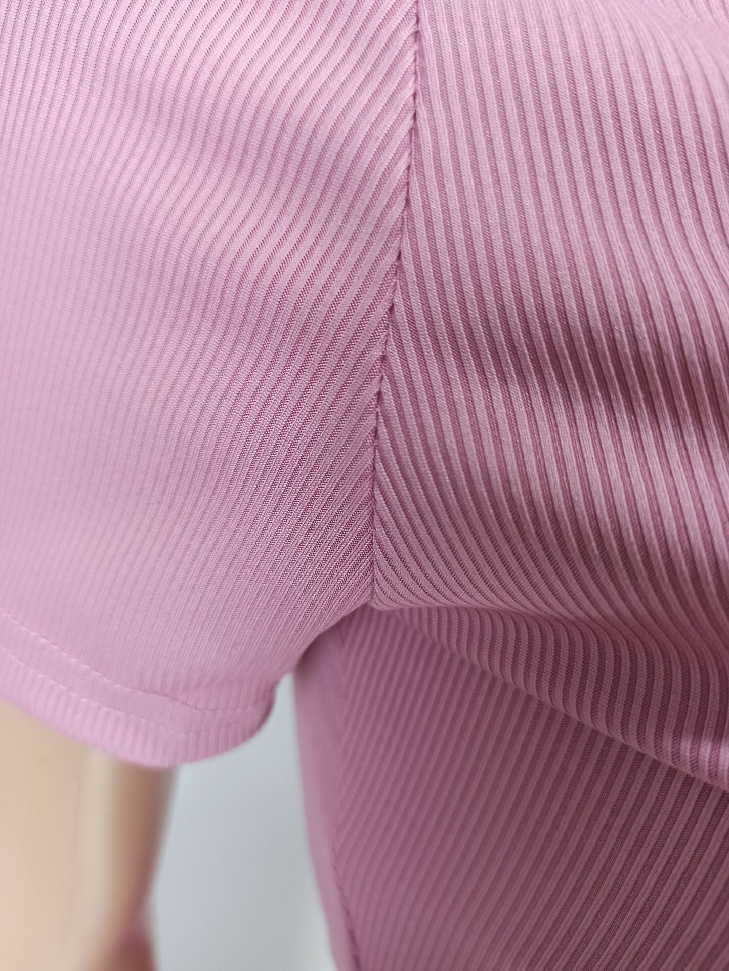 Women Sexy Solid Short Sleeve Top and Pant Two-piece Set 26