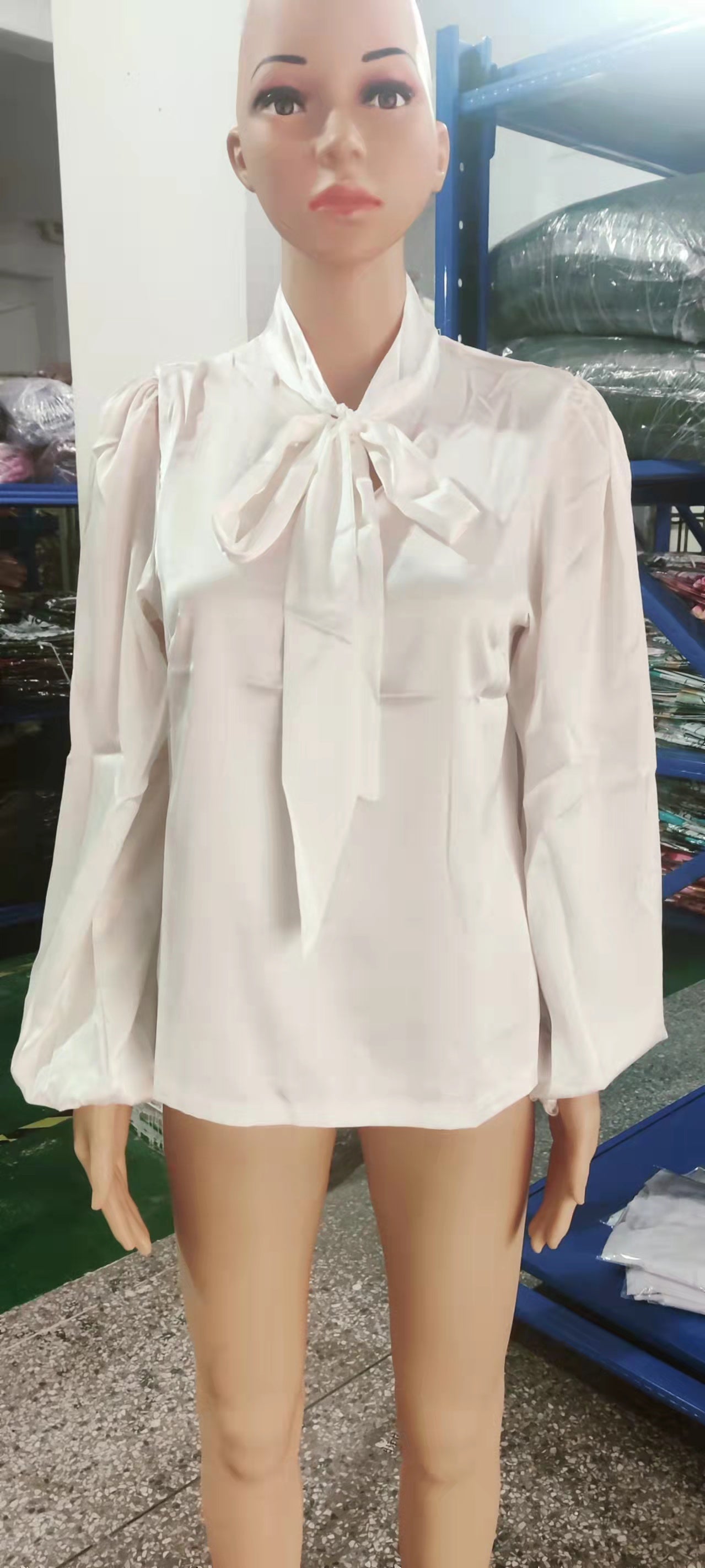 women's solid color professional shirt 9