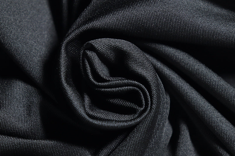 Women's Fashion Solid Color Dress Sleeveless Irregular Slit Dress 20