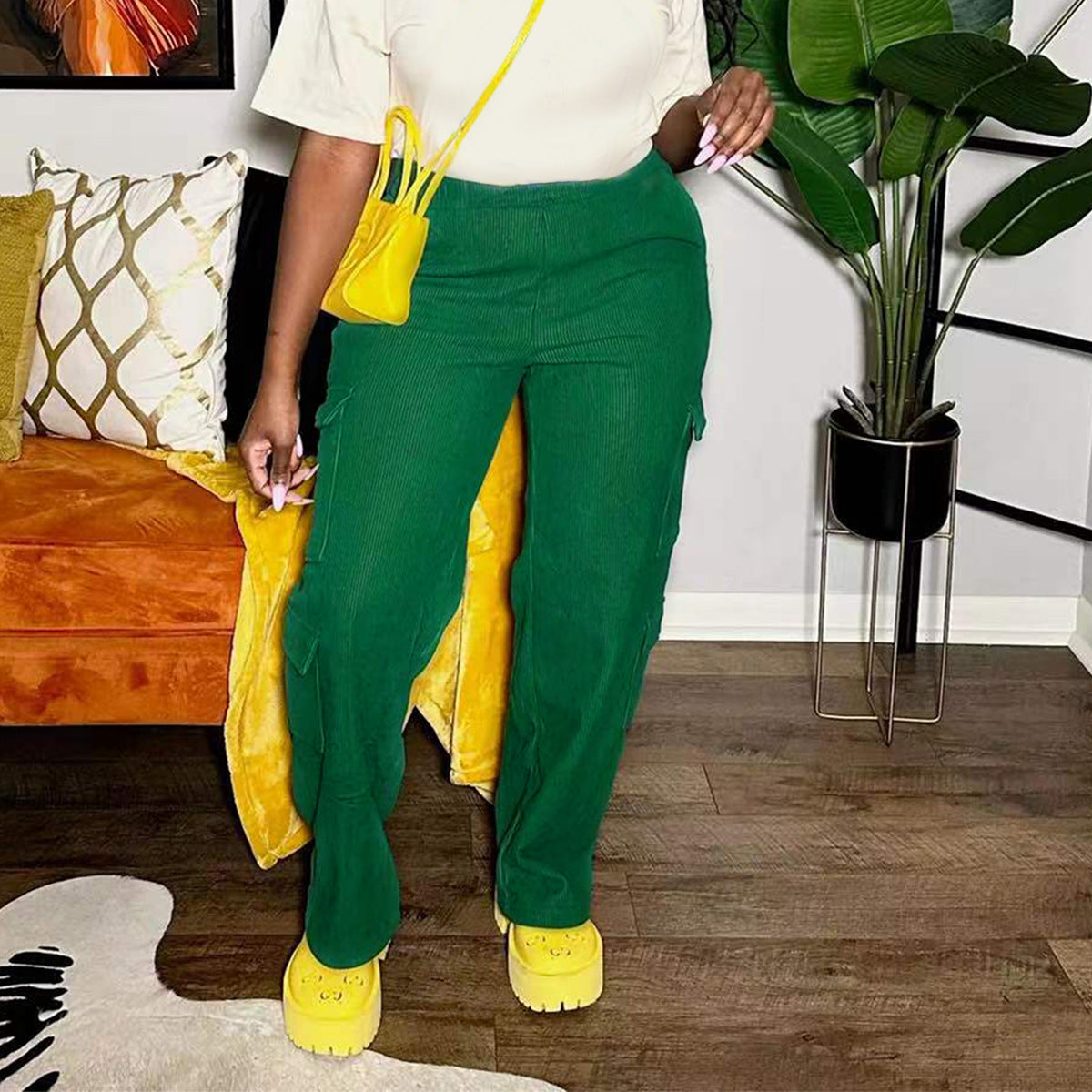 Women's Sports Casual Multi-Pocket Cargo Pants 3