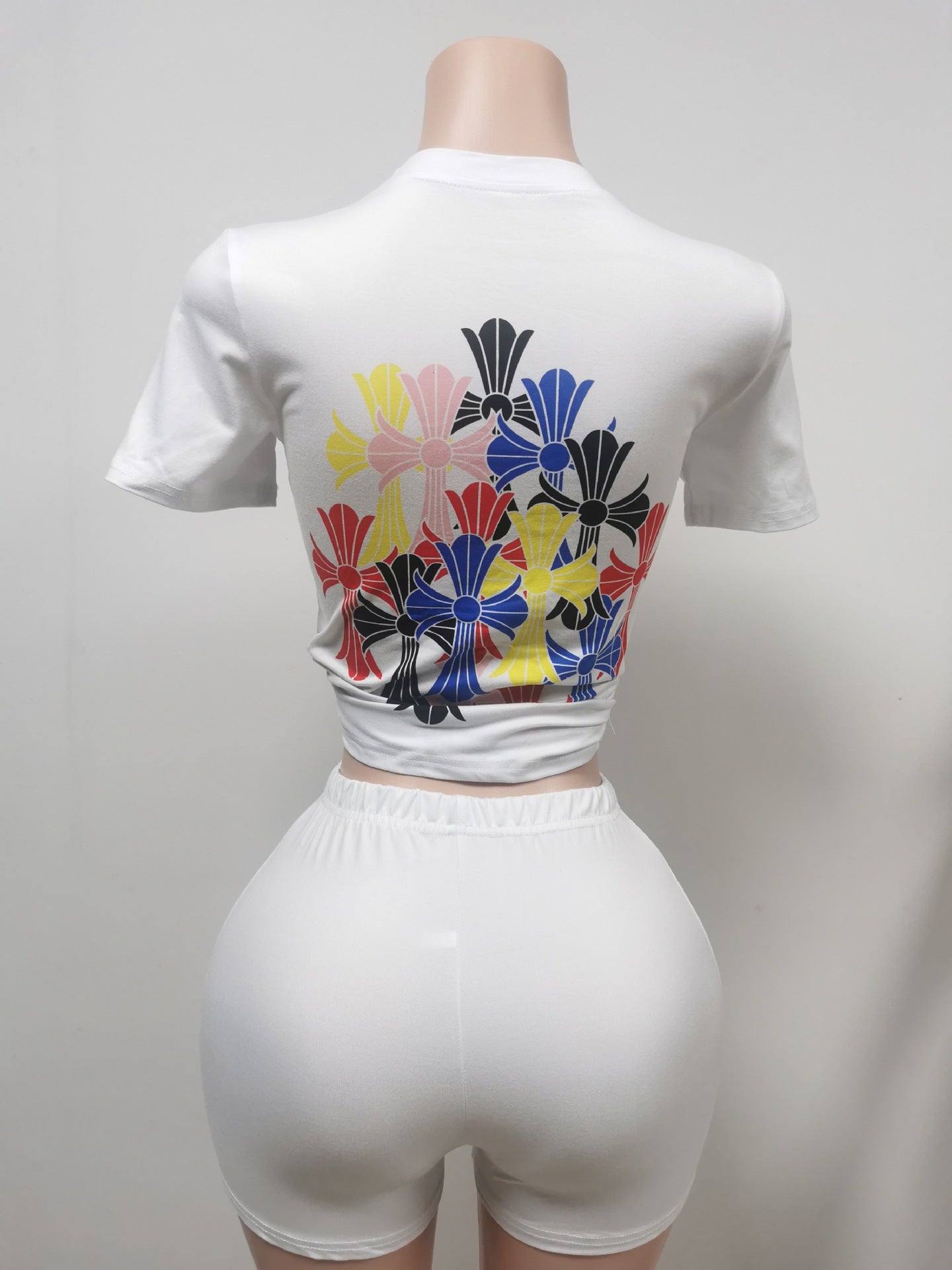 Women Casual Sports Top and Shorts two-piece set 6