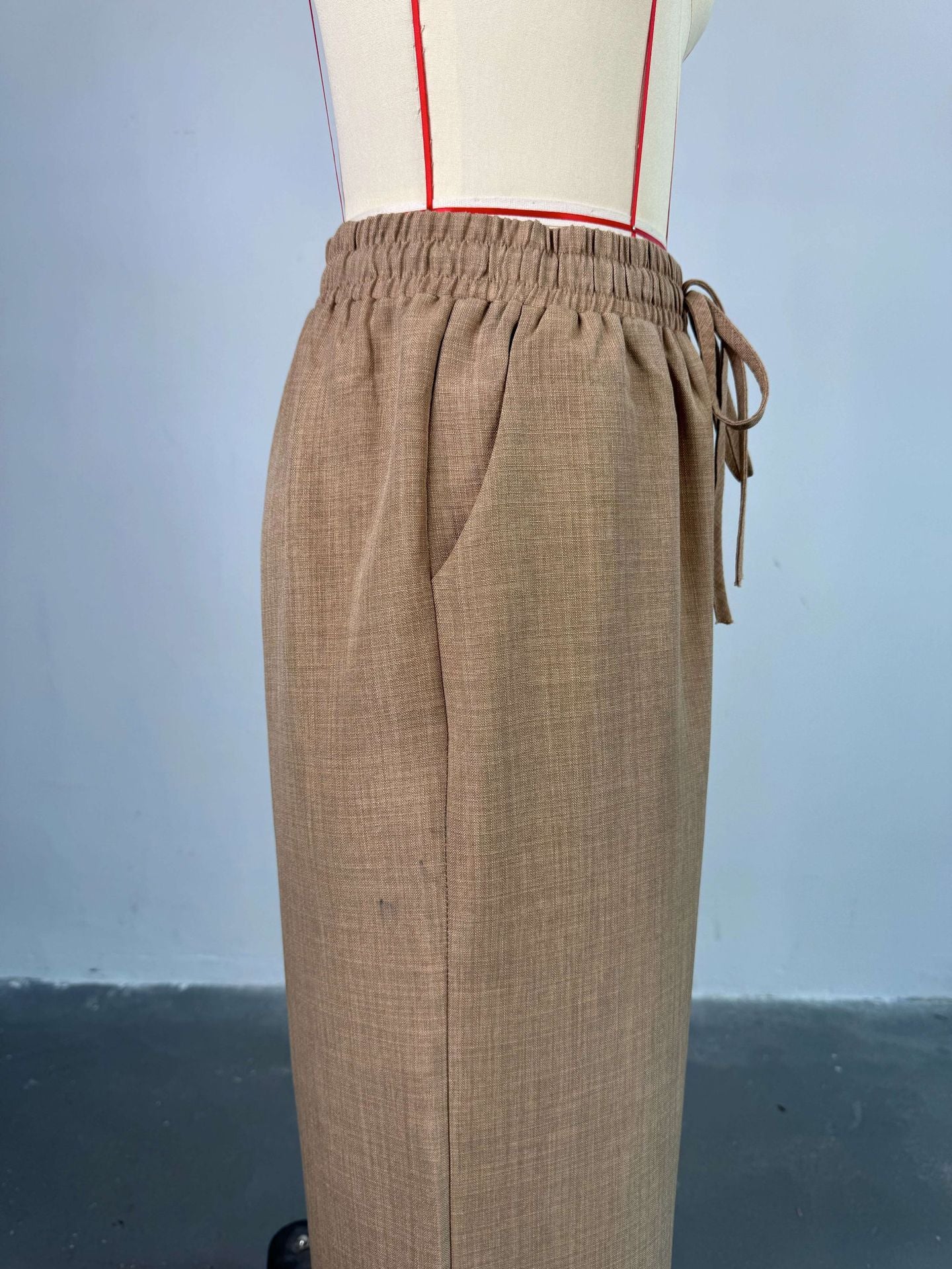 Women's Summer Casual Turndown Collar Loose Short Sleeve Shirt & Wide-Leg Pants Outfit 7