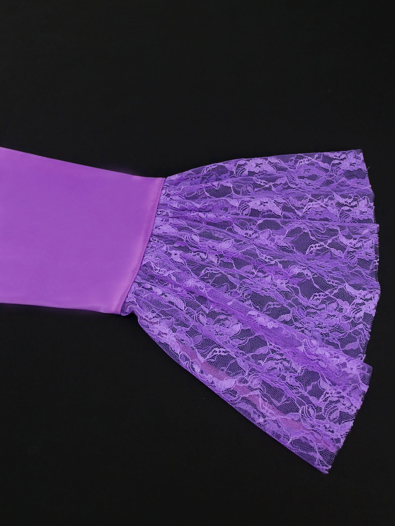 Bell Bottom Sleeve Lace Patchwork Fishtail Formal Party Dress 13