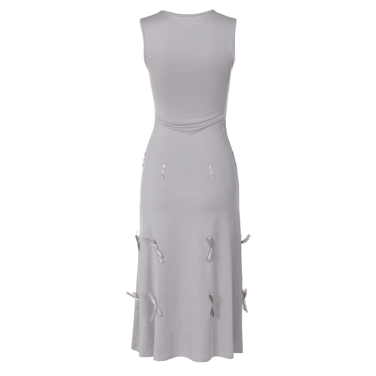 Women's Summer Fashion Sleeveless Slim Waist Slim Adjustable Dresses 6