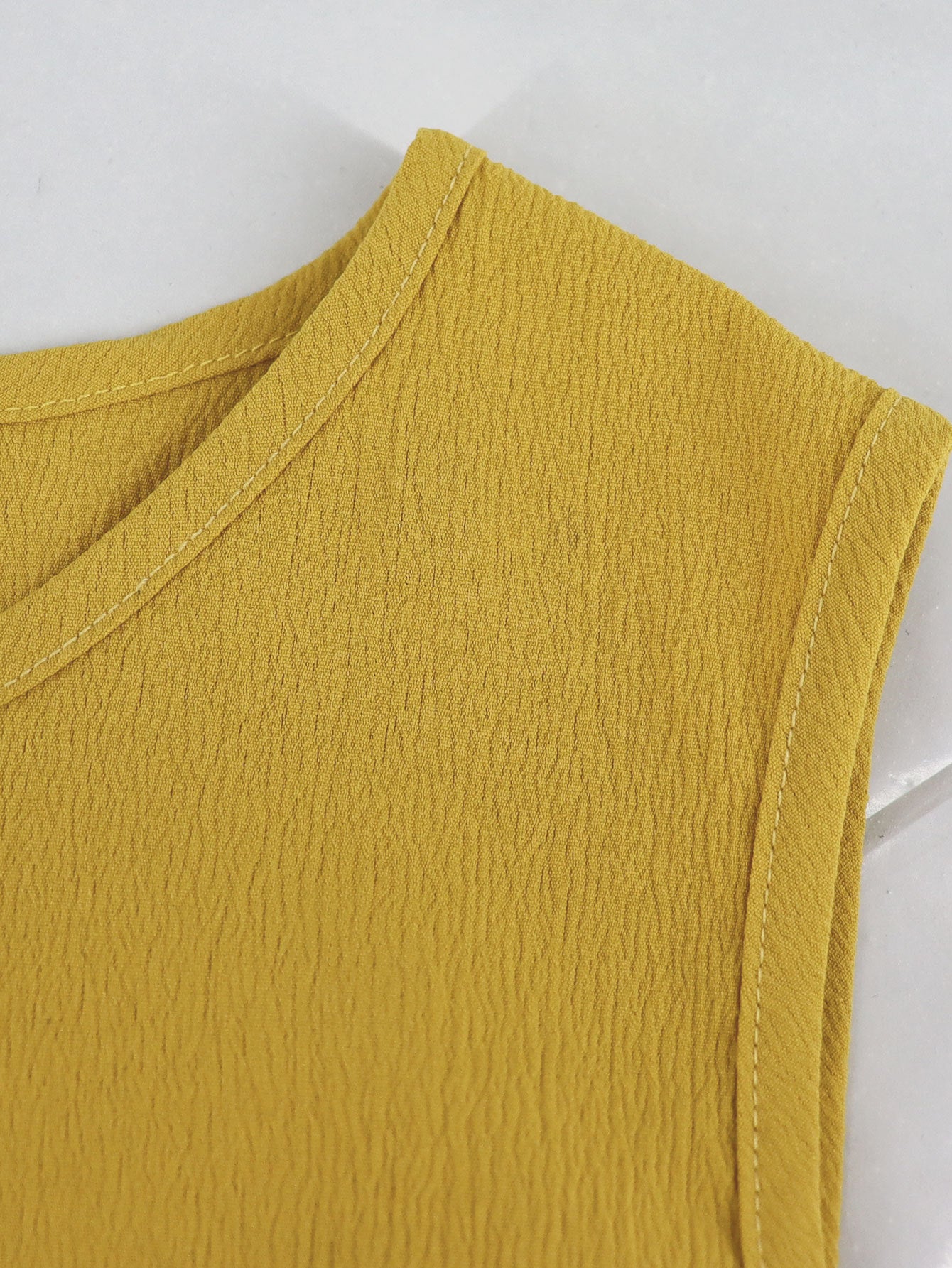 Plus Size Women Summer Casual Sleeveless Vest + Wide-leg Pants Two-piece Set 9