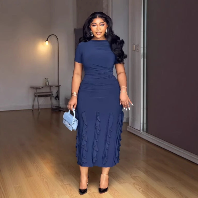 Women sexy elegant lace Maxi Dress 3