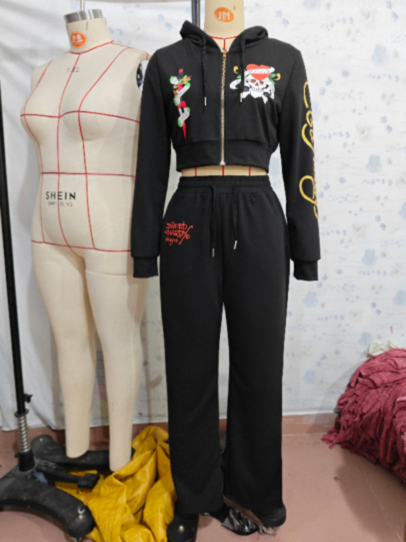 Women's Casual Street Print 2-Piece Tracksuits 17