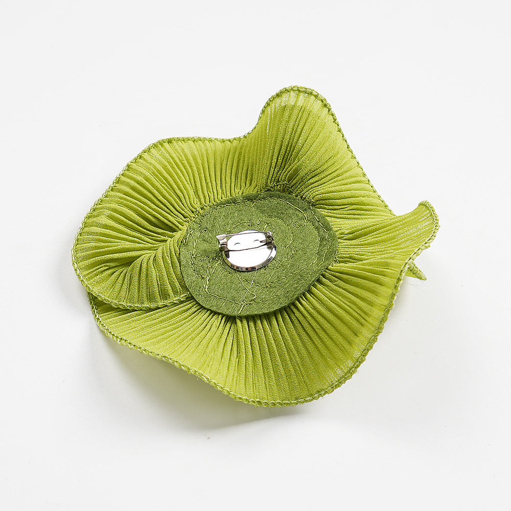 Plus Size African Women elegant pleated Ruffle Edge dress 23