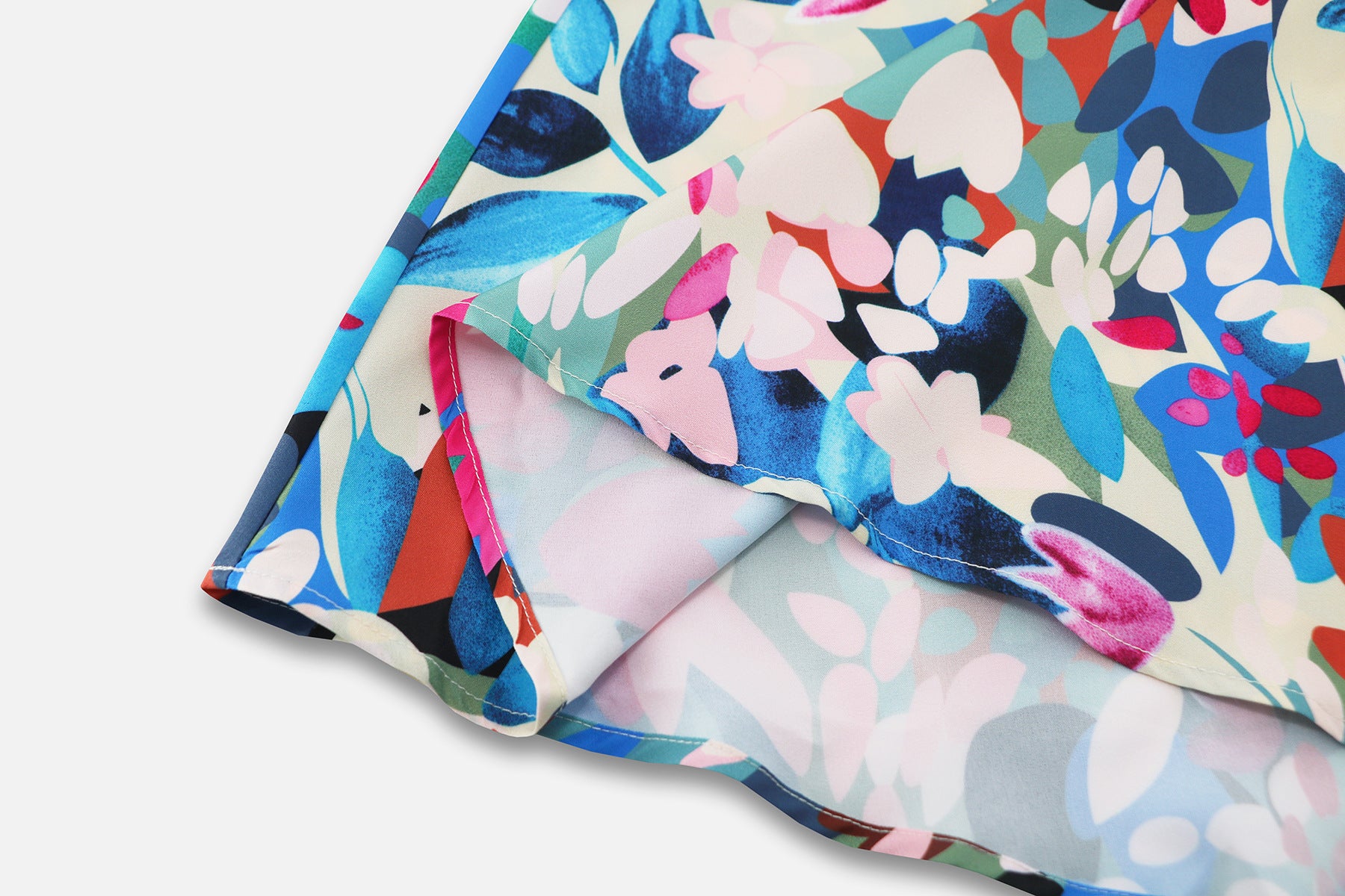 Summer Women's V-Neck Bohemian Print A-Line Dress 35