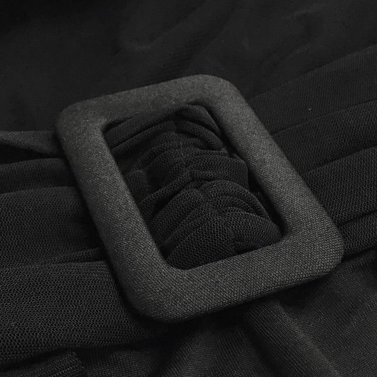 Women Summer Black Romantic Slash Neck Full Sleeves Solid Mesh Ripped Full Length Regular Jumpsuit 11