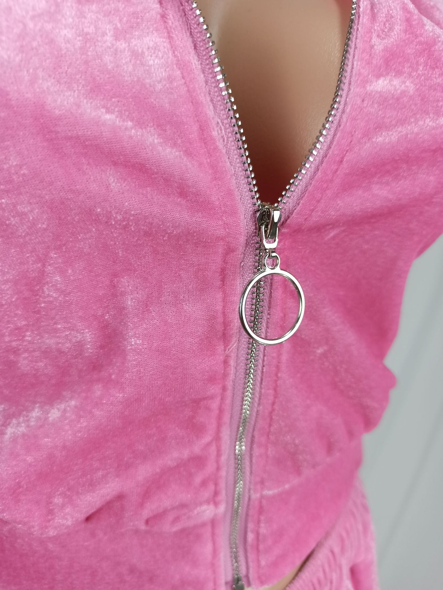 Women Velvet Hoodies and Pant Two-Piece Set 25