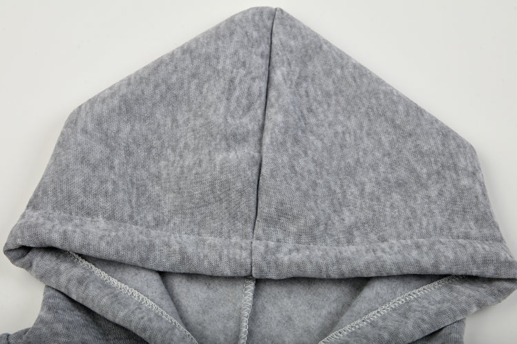 Autumn and winter Women Casual Hoodies and Pants Sports Two Piece Set 17