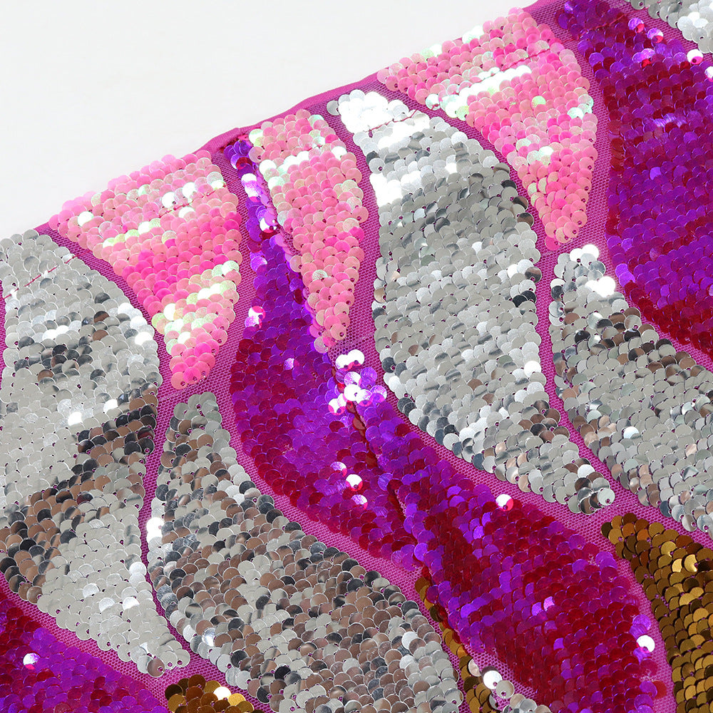 Stylish Sequin Sexy Bodycon Women Party Dress 21