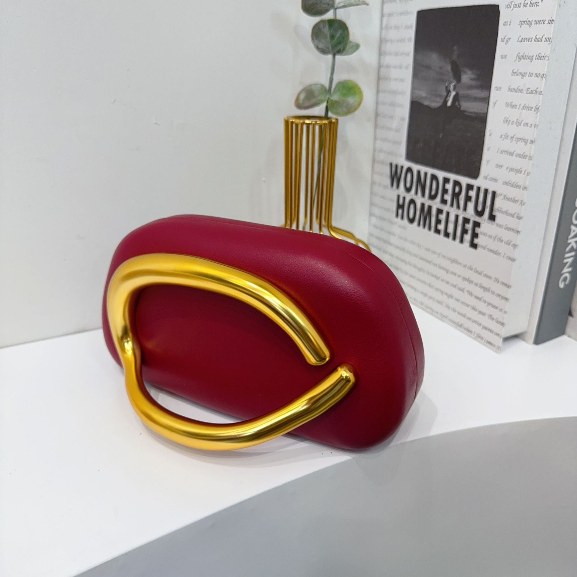 Women Pu-Leather Square Bag Single Shoulder Crossbody Bag 5