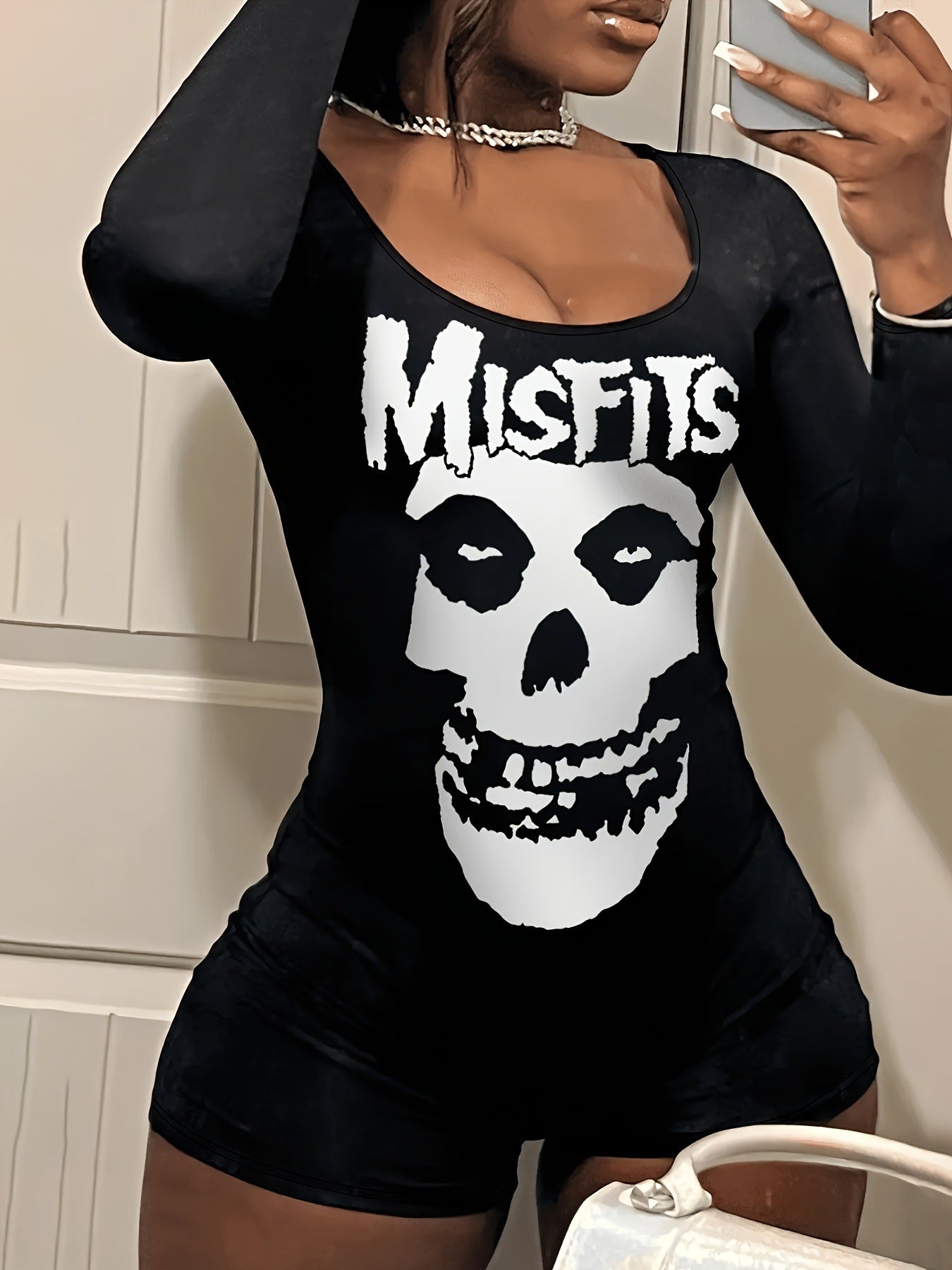 Fashionable Plus Size Printed Sexy Slim Jumpsuit