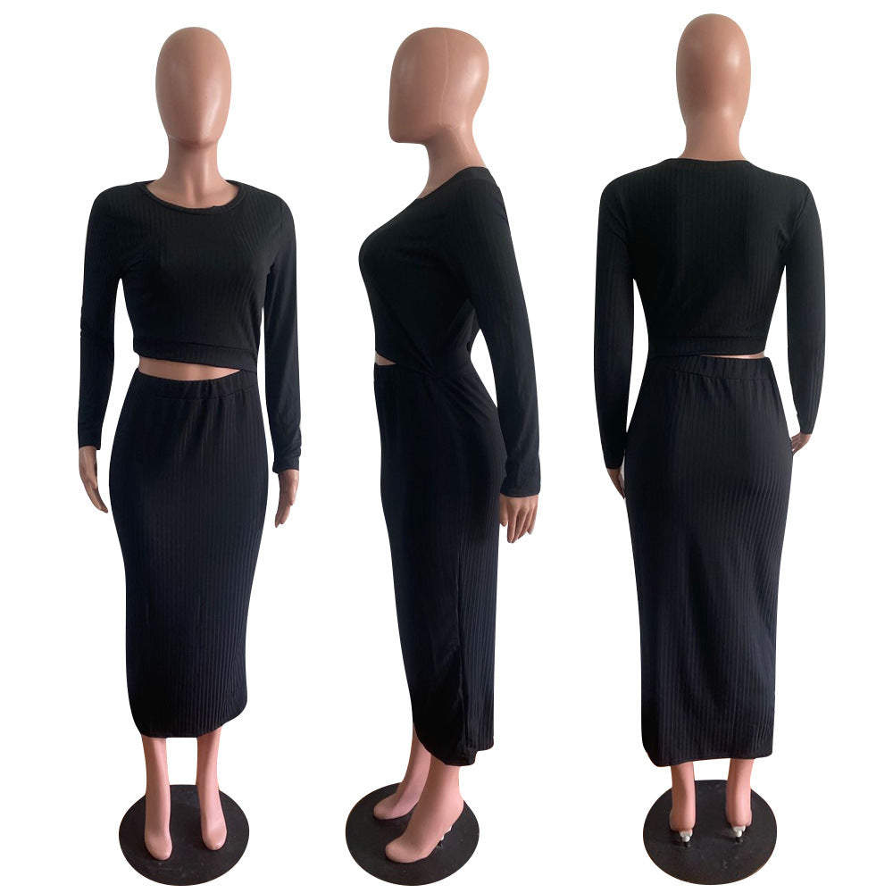 Women Ribbed Solid Dress 12