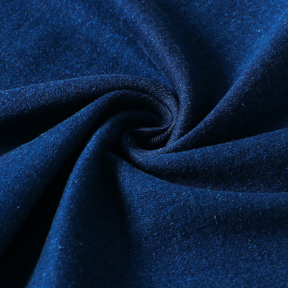 Women fashion stretchy Bell Bottom Denim Pants 17