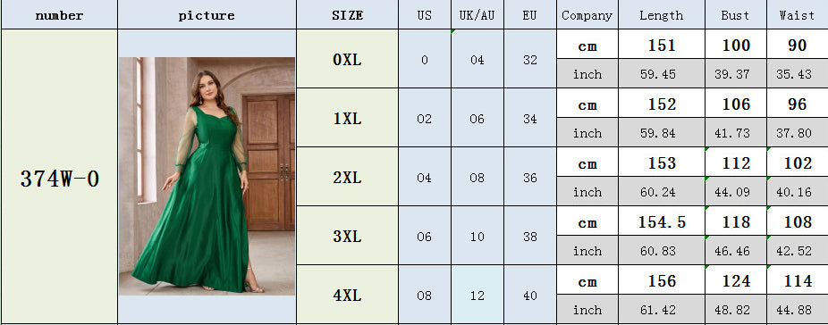 Autumn Winter Plus Size Dress Satin Long Sleeve Square Neck Party Wedding Long Dress 5