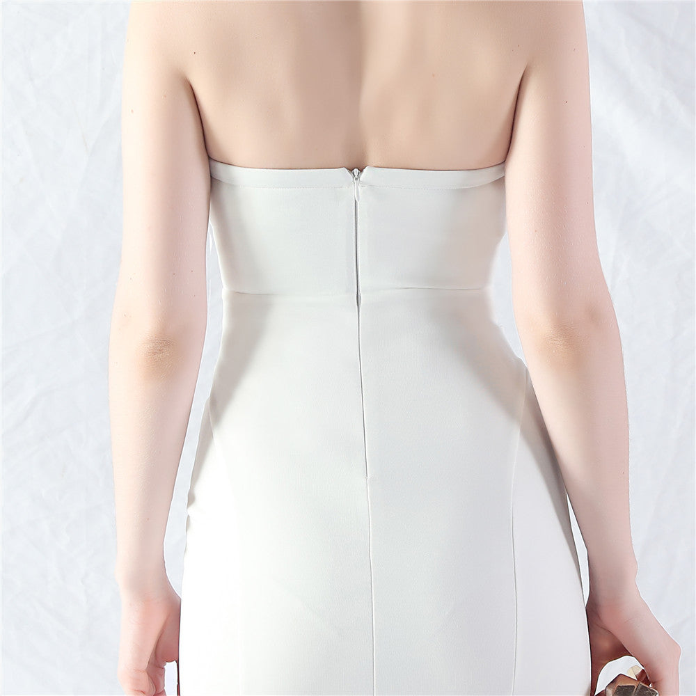 Women Sexy Off Shoulder Satin Evening Dress 49