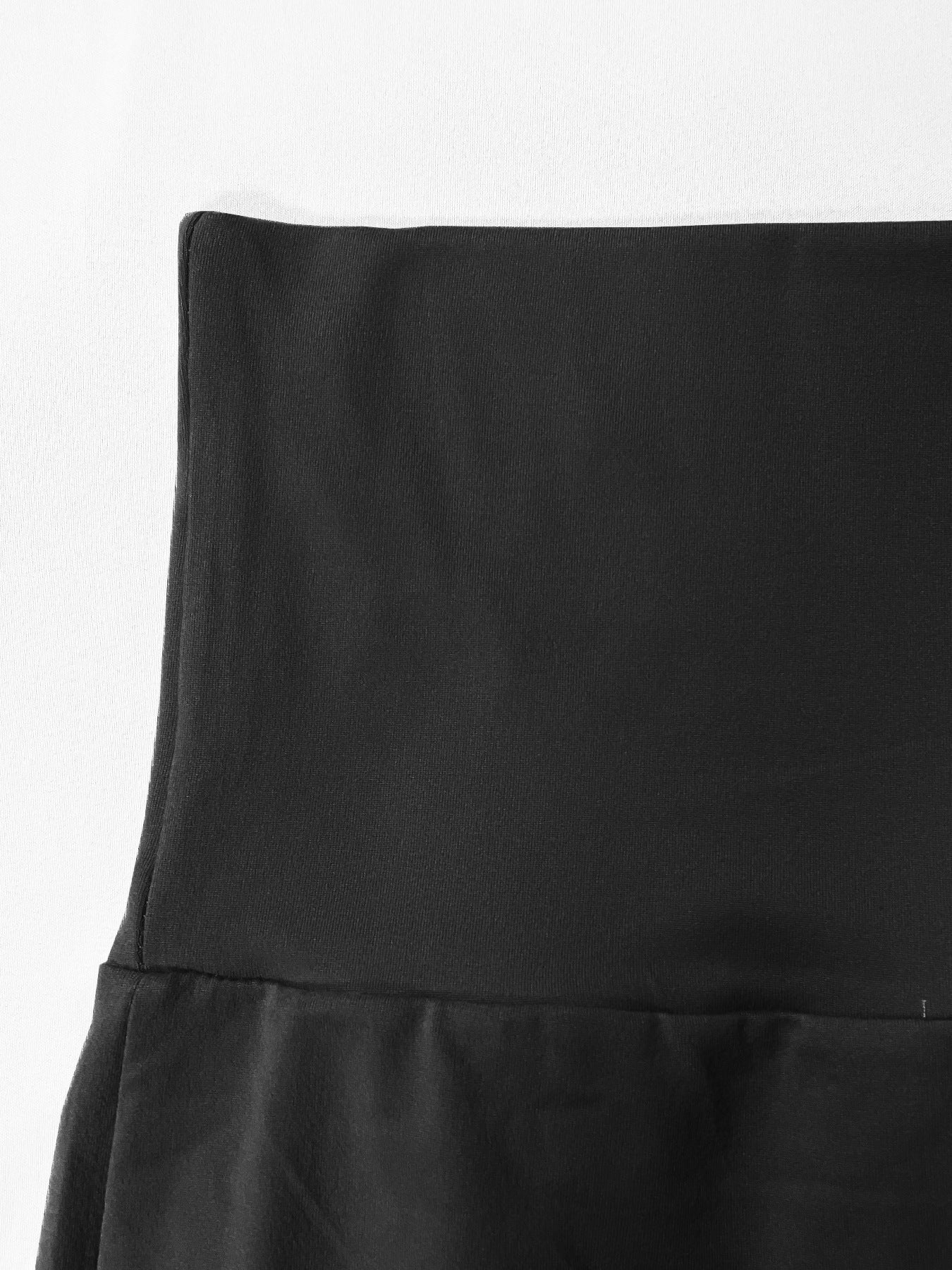 Street Color-block Short Sleeve High Waist Casual Sport Shorts Set with Headband 10