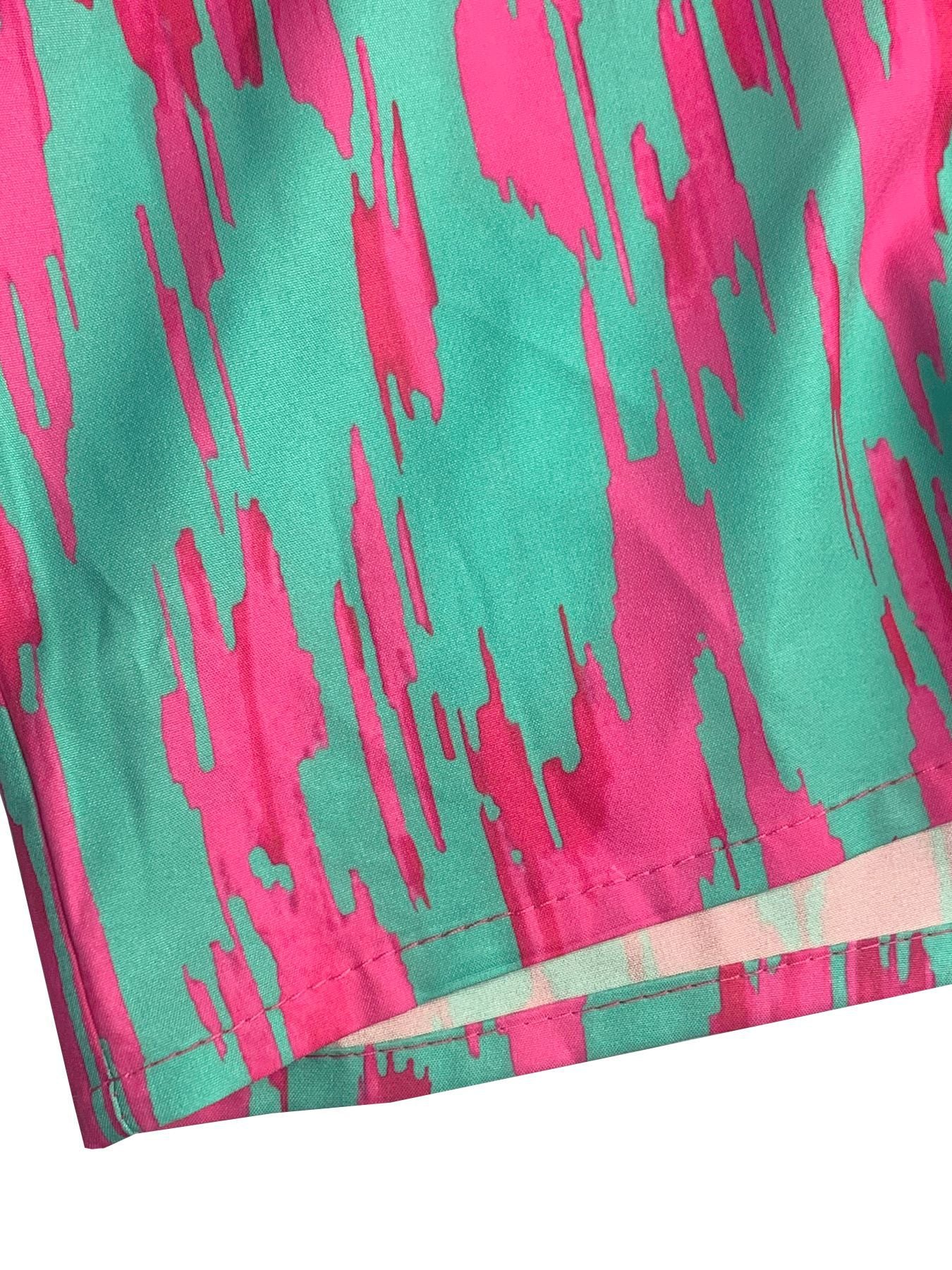 Women's loose Casual straight pants printed Chic elegant trousers 17