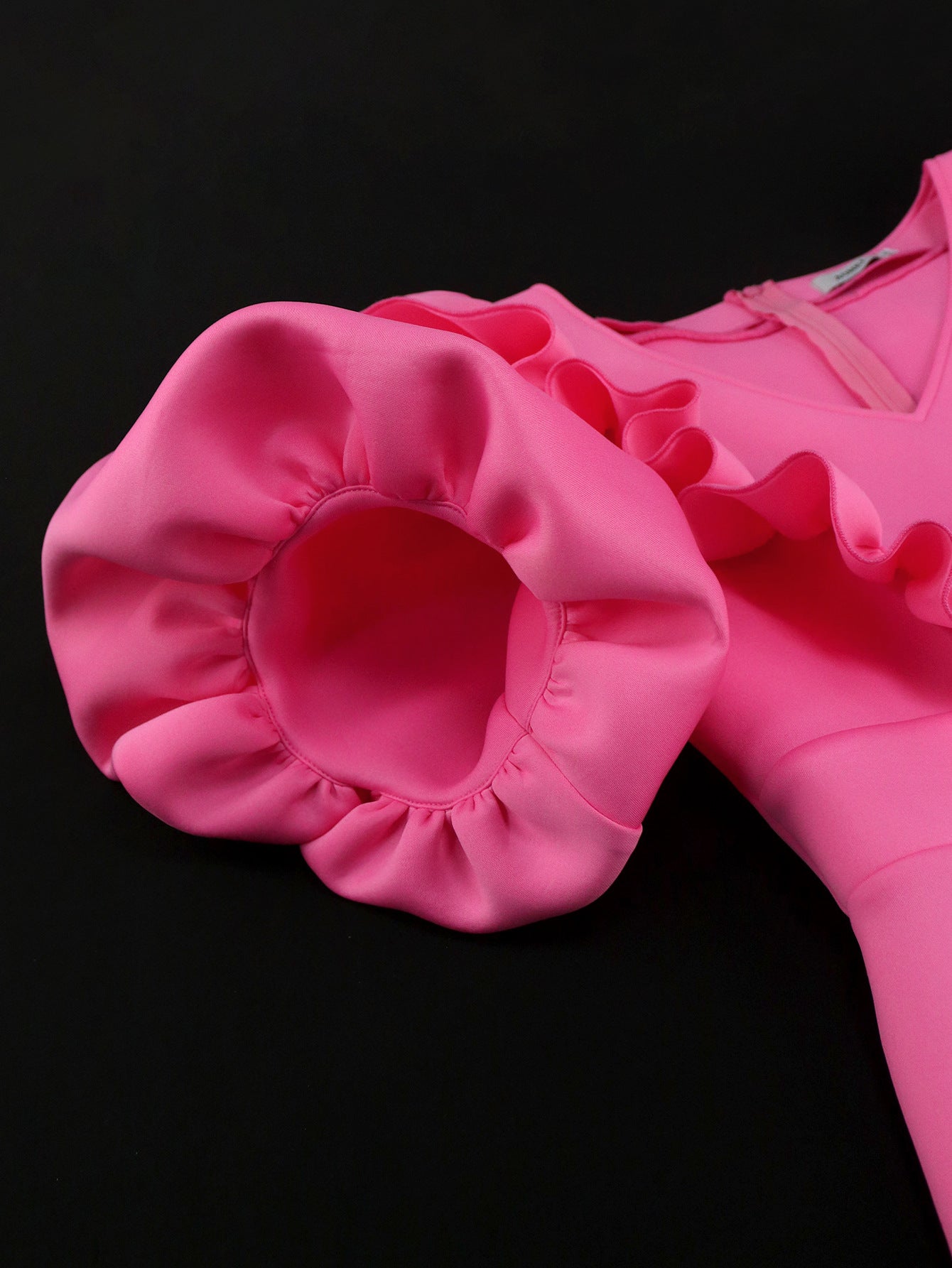 Puff Sleeve Long Dress Bodycon Formal Party Gown 13