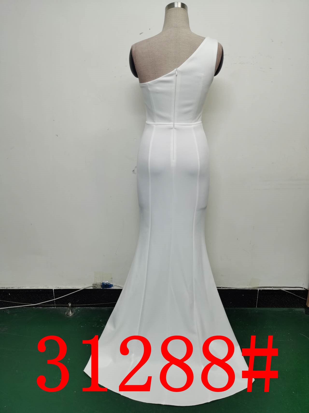 Women Elegant Satin Slit Formal Party Evening Dress 29