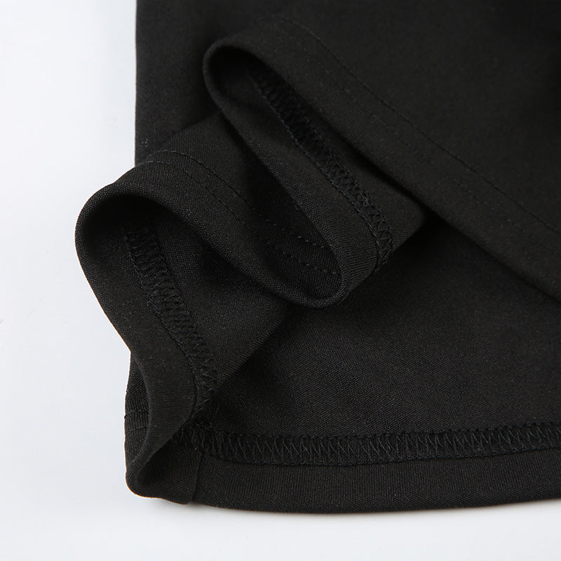 summer Women's elegant contrast color Strapless sexy split fashion Chic long dress 18