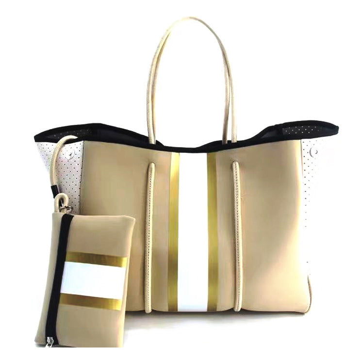 Diving Material Tote Crossbody Shoulder Bag Outdoor Casual Large Capacity Beach Handbag 8