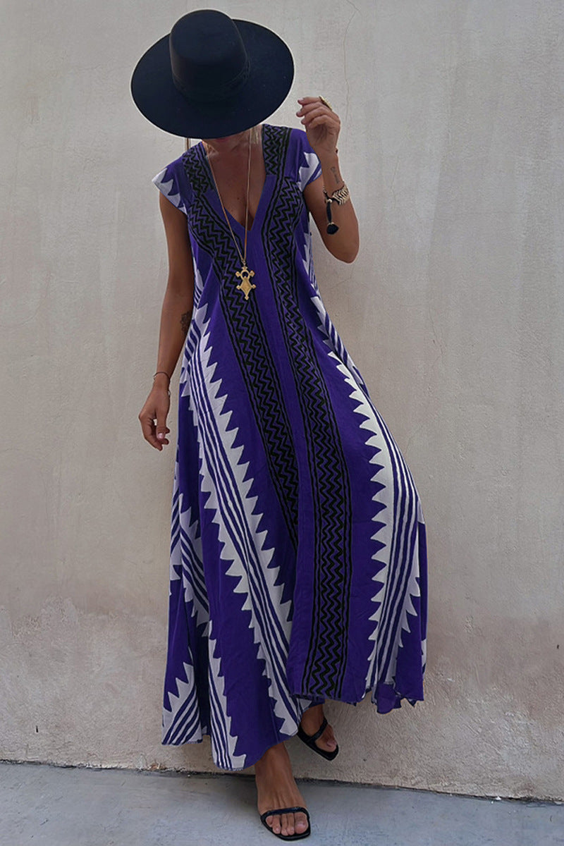 Casual Dress Holidays Women's Loose Maxi Dress 9