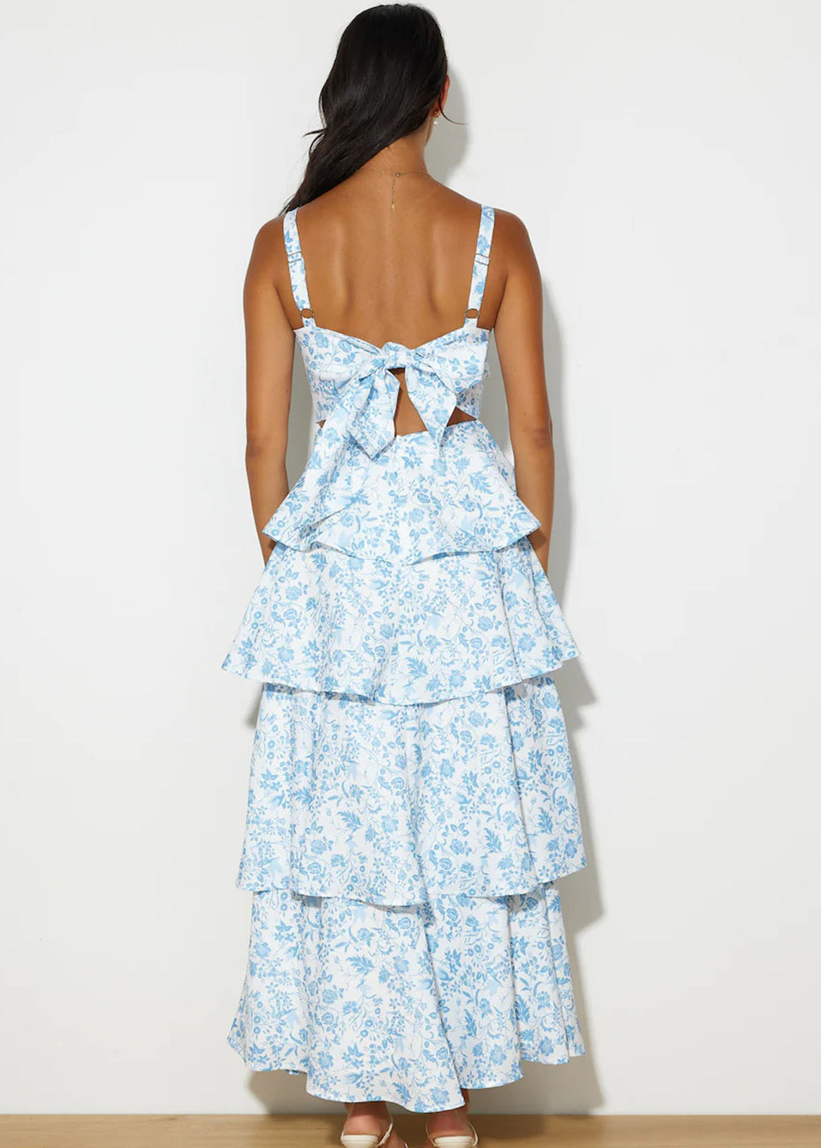 Spring And Summer Holidays Party Chic Printed Dress 8