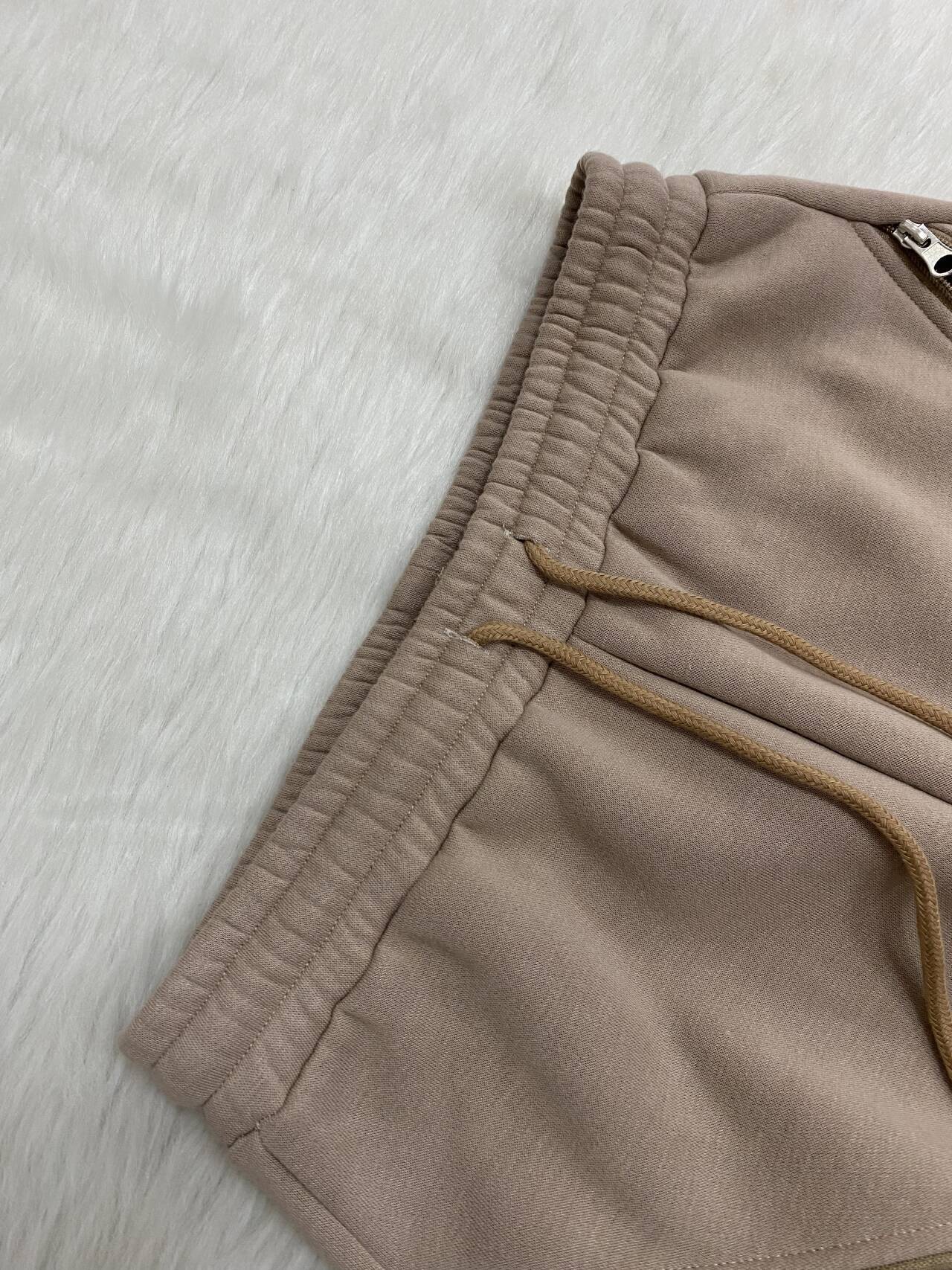 Women Patchwork Zipper Straight Bell Bottom Pants 8