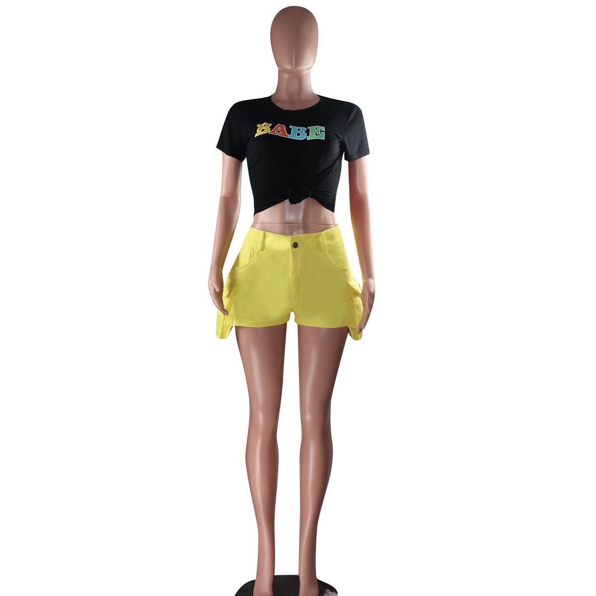 Women's Pocket Denim Shorts Casual Summer Style 6