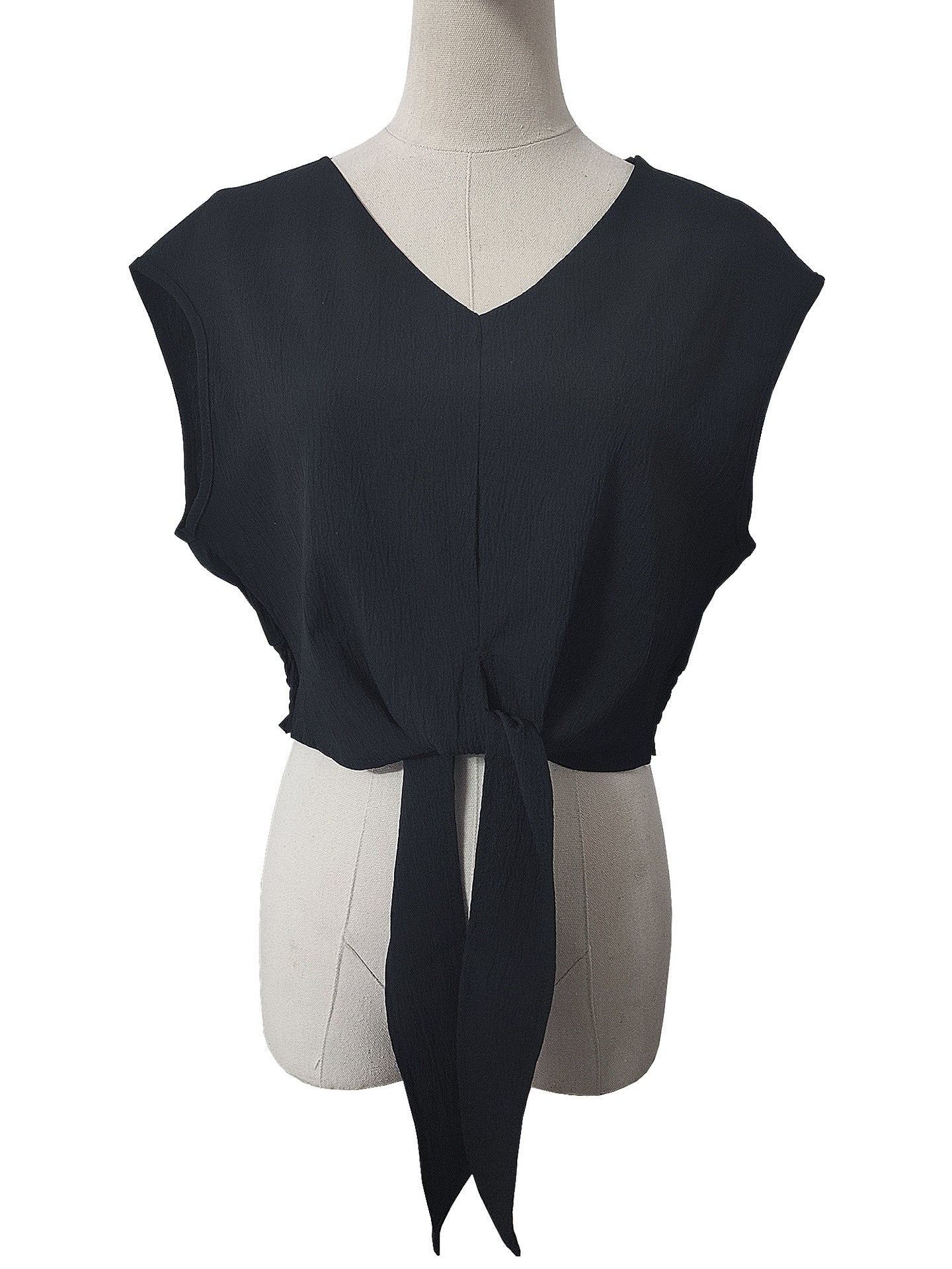 Summer Cap Sleeve V-Neck Lace Crop Top High Waist Slim Wide Leg Pants Set 8