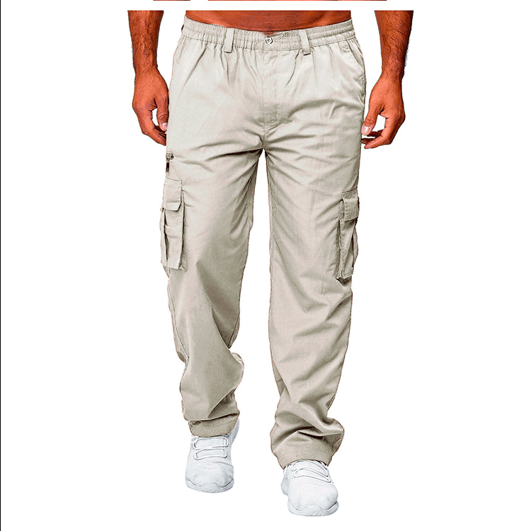 Men's Casual Multi Pocket Loose Cargo Outdoor Pant 20