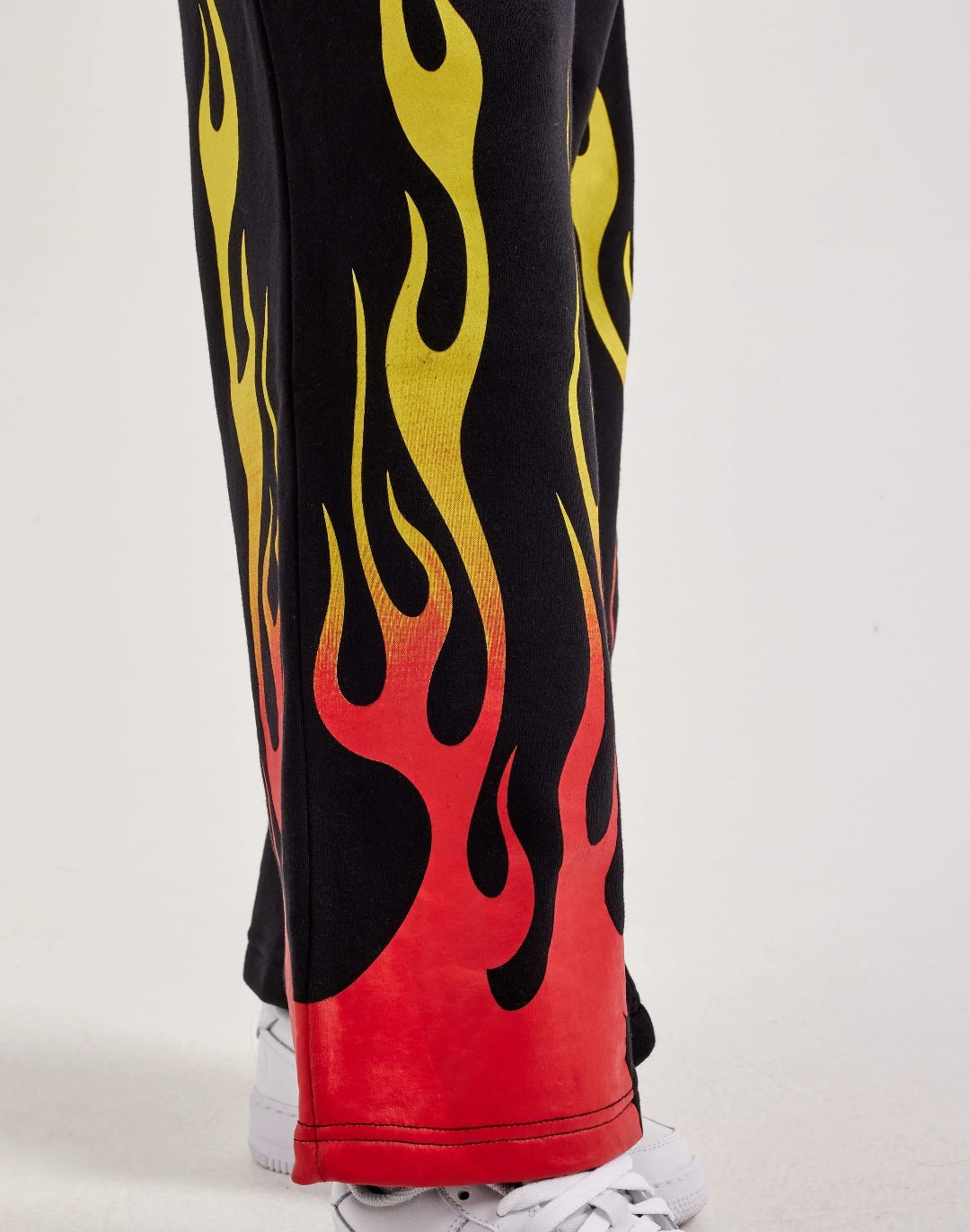 Women Printed Cropped Hoodies and Sweatpants Two-Piece Set 15